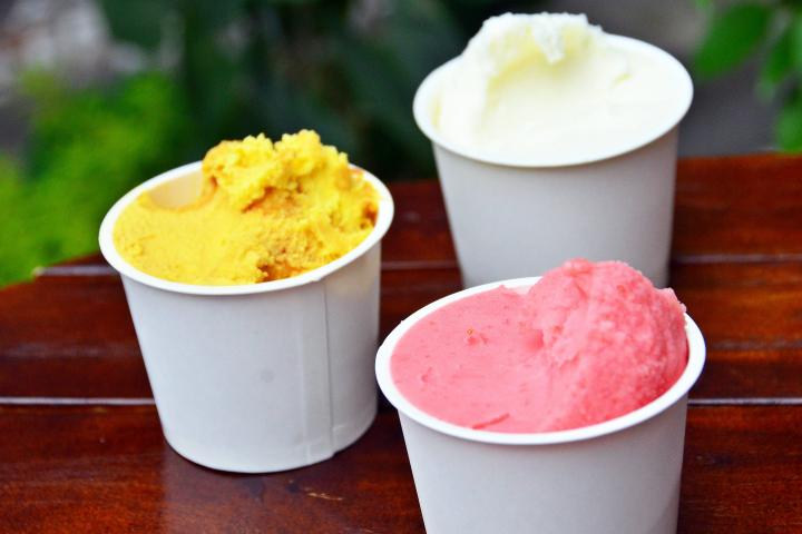 冬のジェラートは話題のスイーツ、ポップオーバーをおともに♪