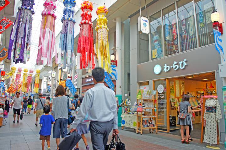 中洲 川端 商店 街 着物