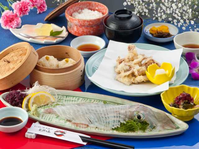 Ikizukuri set menu