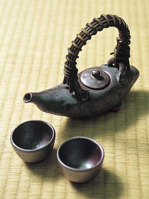 桜岳陶芸 | Kagoshima-shi Kagoshima 新品! 桜島焼 炎 花瓶 桜岳陶芸