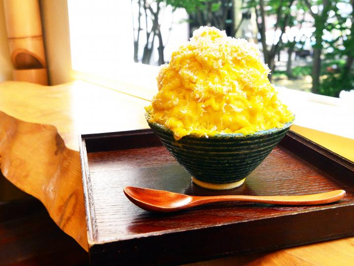 ひんやりふわっふわ♪ 粉雪のような「梵くら」のかき氷